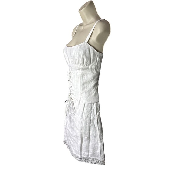 NWT Reformation Ainsley Size 2 Linen Mini Linen Dress New $248 - Picture 11 of 16